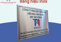 Thi công bảng hiệu inox giá rẻ ở đồng nai 