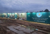 DỰ ÁN  HÀNG RÀO BẠT BAO CÔNG TY BẤT ĐỘNG SẢN 