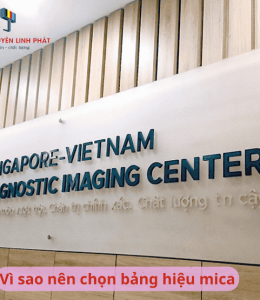 Thi công bảng hiệu mica giá rẻ ở đồng nai